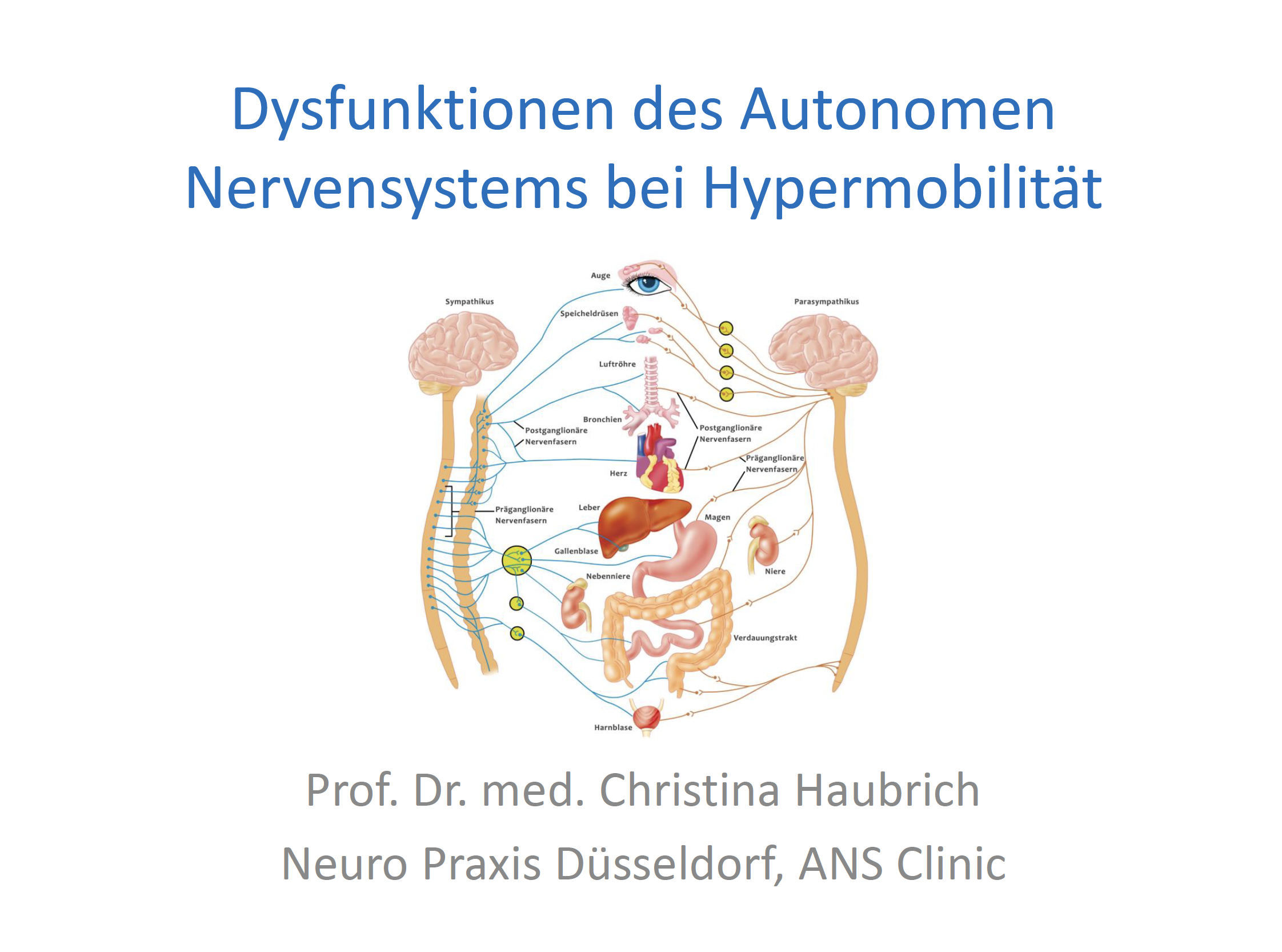 Dysfunktionen des Autonomen Nervensystems bei Hypermobilität